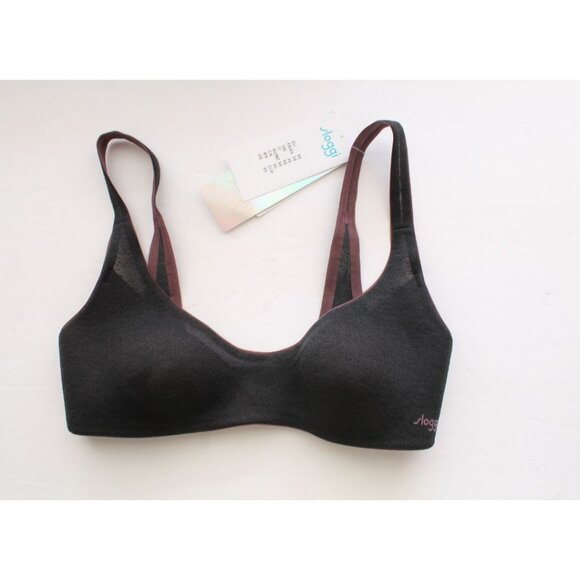 sloggi Oxygene Infinite Soft Wireless Bra Black Size XS - Picture 3 of 4